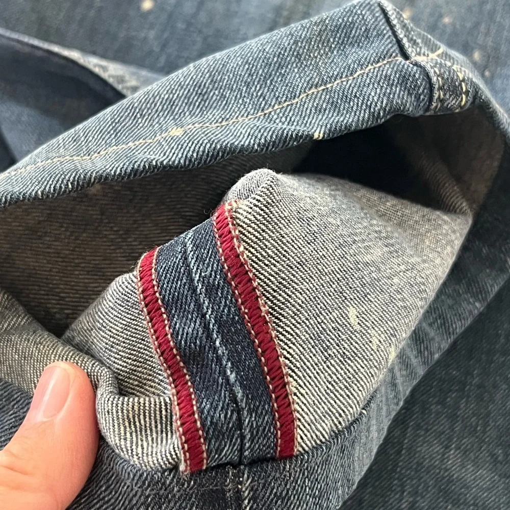 Diesel Industry Denim Straight Leg Distressed‎ Mud Washed Made In Italy Jeans